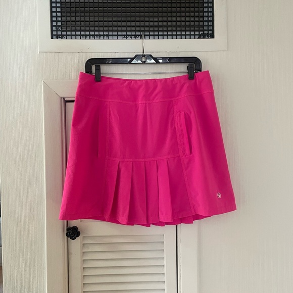 Jofit Magenta Dash Pull On Golf Skirt Skort Sz Med - Picture 6 of 8